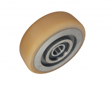 Rolle mit Belag aus Vulkollan